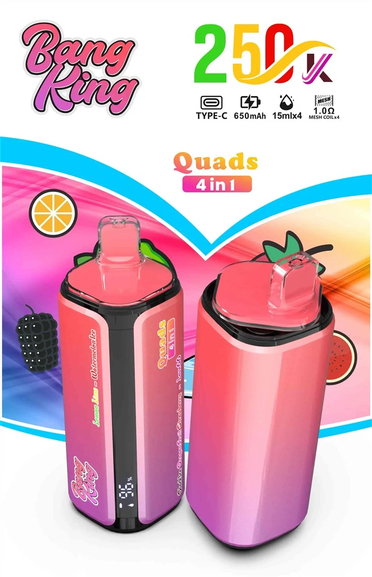Bang King 250K パフバー 4 in1 vaping